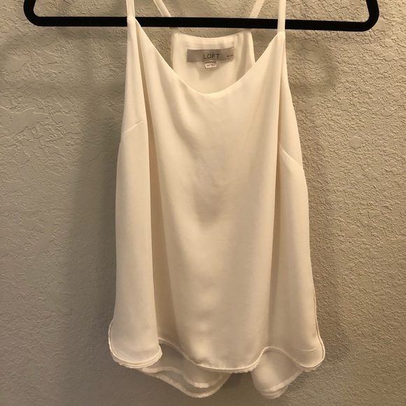 White loft silk top - Picture 3 of 5